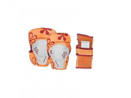 Chrániče Powerslide Standard Kids Basic Orange (sada) (Velikost XXS)