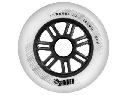 Kolečka Powerslide Spinner White (4ks) (Tvrdost 88A, Velikost koleček 68mm)