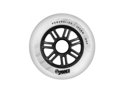 Kolečka Powerslide Spinner White (4ks) (Tvrdost 88A, Velikost koleček 68mm)