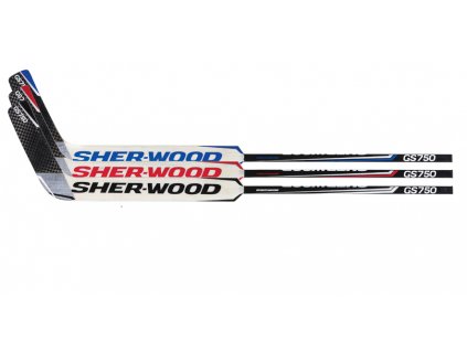 Brankářská hokejka Sherwood Rekker GS750 SR (Strana hokejek Vyrážečka v pravé ruce, Velikost 26", Zahnutí PP41)