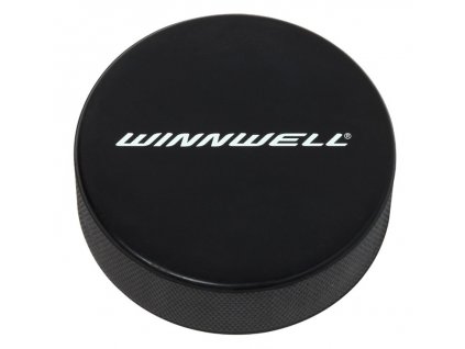 Hokejový puk Winnwell černý oficiální s logem