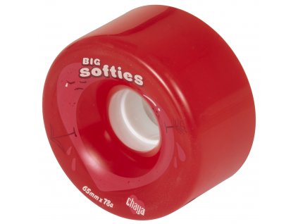 Kolečka Chaya Big Softies Clear Red (4ks)