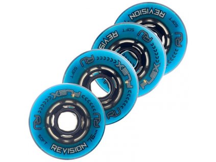 Kolečka Revision Flex Soft Indoor Blue/Black (1ks)