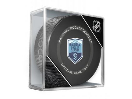 Fanouškovský puk NHL Inaugural 2021-2022 Season Team Game Puck