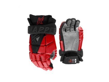 Hokejbalové rukavice Knapper AK7 SR (Barva Černá, Velikost 13", Varianta Senior)