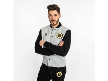 Mikina NHL 47 Brand Burnside Track Jacket SR (Velikost S, Tým Pittsburgh Penguins, Varianta Senior)