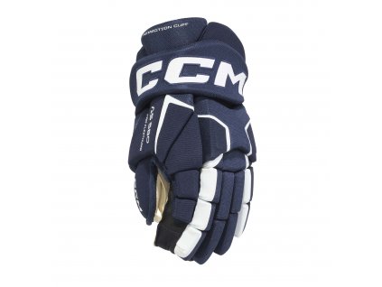 Rukavice CCM Tacks AS-580 JR (Barva Bílá-Tmavě modrá, Velikost 10", Varianta Junior)