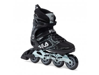 Kolečkové brusle Fila Legacy Pro 84 Black/Grey (Velikost koleček 84mm, Velikost 8.0 (42))
