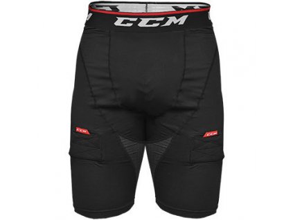 Kraťasy se suspenzorem CCM Compression Shorts Jock SR 2022