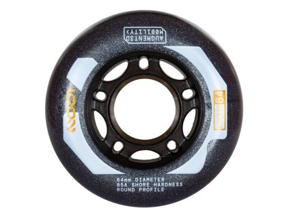 Kolečka Iqon Access Dark Grey (4ks) (Tvrdost 85A, Velikost koleček 64mm)