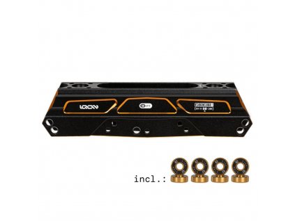 Podvozky Iqon AG Decode Pro 80 Dark Combo (Velikost 243mm (9.6"), Velikost koleček 80mm-100mm)
