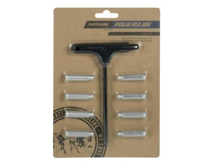 Šrouby + klíč Powerslide Single Axle Torx 34mm/8mm (8ks)