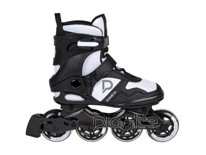 Kolečkové brusle Playlife Cloud Black/White (Velikost koleček 84mm, Velikost 37)