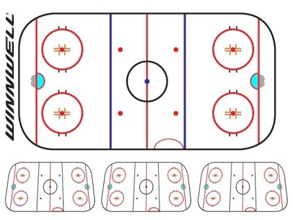 Trenérská tabule Winnwell (Velikost 80x60cm)