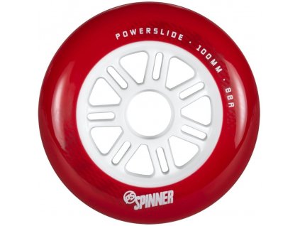 Kolečka Powerslide Spinner Red (3ks) (Tvrdost 88A, Velikost koleček 100mm)