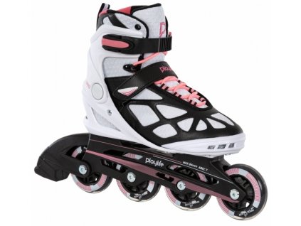 Kolečkové brusle Playlife Uno Pink 80 (Velikost koleček 80mm, Velikost 40)