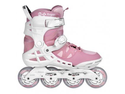 Kolečkové brusle Powerslide Phuzion Argon Rose 80 Trinity (Velikost koleček 80mm, Velikost 38)