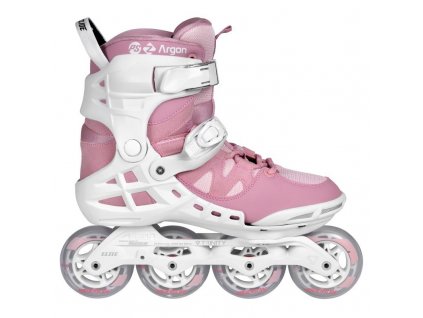 Kolečkové brusle Powerslide Phuzion Argon Rose 80 Trinity (Velikost koleček 80mm, Velikost 39)