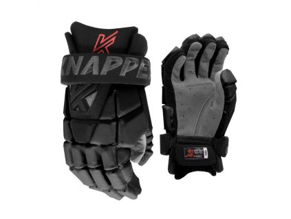 Hokejbalové rukavice Knapper AK5 JR (Barva Červená, Velikost 12", Varianta Junior)