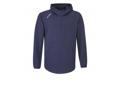 Mikina CCM Locker Room 1/4 Zip 2022 SR (Barva Černá, Velikost M, Varianta Senior)