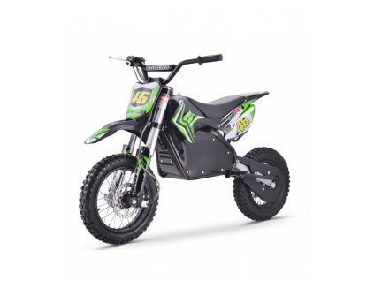 Motocykl ECO Pitbike E-46 48V 1200W 15Ah Li - 14/12 (Barva Zelená)