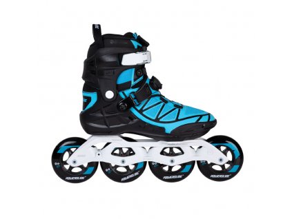 Kolečkové brusle Powerslide Phuzion Argon Bluebird 100 Trinity (Velikost koleček 100mm, Velikost 38)