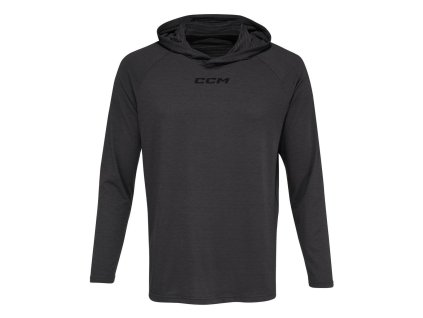 Mikina CCM Premium Training Hoodie SR (Barva Černá, Velikost XXL, Varianta Senior)