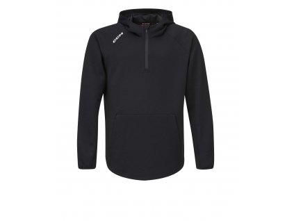 Mikina CCM Locker Room 1/4 Zip 2022 JR (Barva Červená, Velikost S, Varianta Junior)