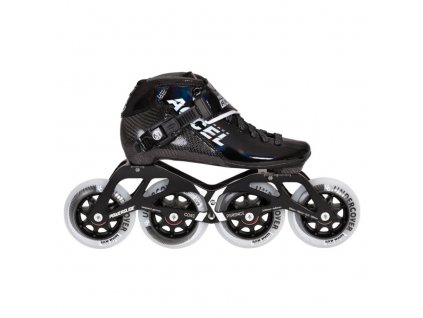 Dětské kolečkové brusle Powerslide Accel Race Black Kids