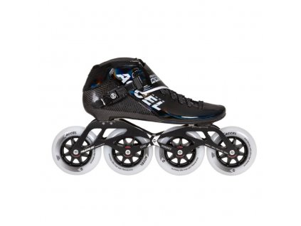 Kolečkové brusle Powerslide Accel Race Black 100