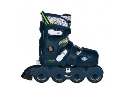 Dětské kolečkové brusle Playlife Smile Boys ADJ. (Velikost koleček 60mm, Velikost 26-29)