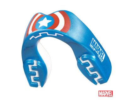 Chránič zubů Safe Jawz Marvel Captain America (Příchuť Bez příchuti, Varianta Senior)