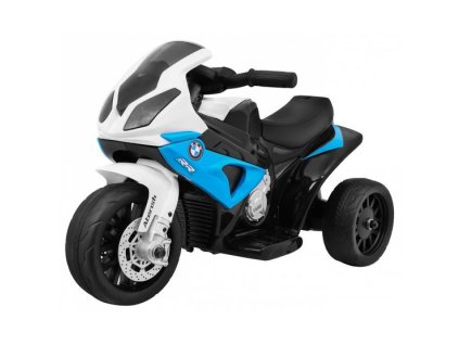 Dětská elektrická trojkolka BMW S1000 RR modrá
