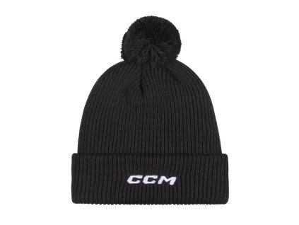 Čepice CCM Team Pom Knit SR (Barva Černá, Varianta Senior)