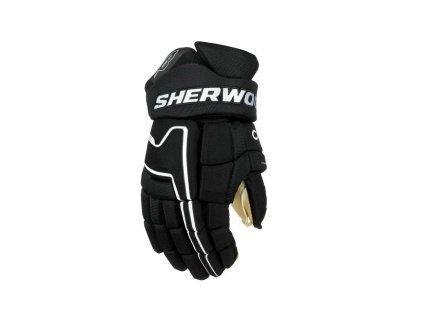 Hokejové rukavice Sherwood Code Encrypt Pro JR (Barva Bílá-Černá, Velikost 10", Varianta Junior)