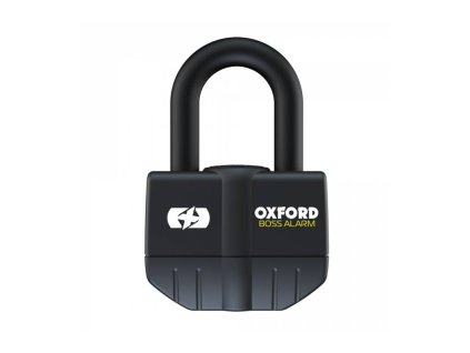 Zámek U profil BIG BOSS ALARM, OXFORD (integrovaný alarm, průměr čepu 16 mm, černý)