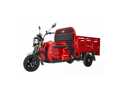 Pracovní tříkolka Rikša Cargo Sunway E-DSL150 - 2025 (72V, 45Ah - až 2800w) - elektrická nákladní tříkolka ČERVENÁ