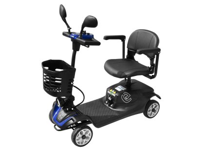 Elektrický čtyřkolový vozík RACCEWAY® SOLID, modrý