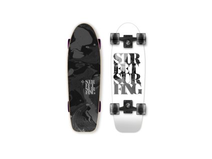 Cruiser Street Surfing KICKTAIL 28" White Soul