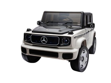 Dětské elektrické auto Mercedes EQG bílá/white (Barva Bílá)