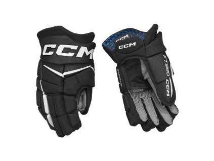 Rukavice CCM Jetspeed FT880 JR (Barva Bílá-Tmavě modrá, Velikost 10", Varianta Junior)