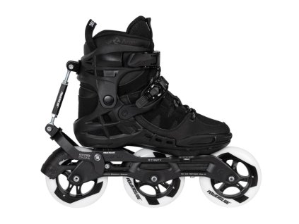 Kolečkové brusle Powerslide Phuzion Argon Syncro Black 110 Trinity (Velikost koleček 110mm, Velikost 45)
