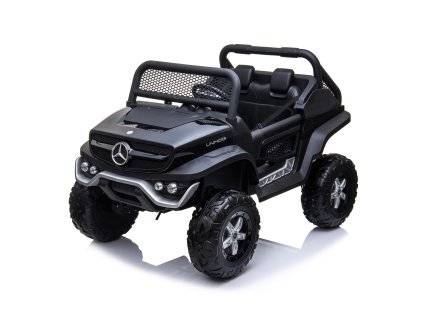 Dětské elektrické auto Mercedes Benz Unimog Truck - černá (Barva Černá)