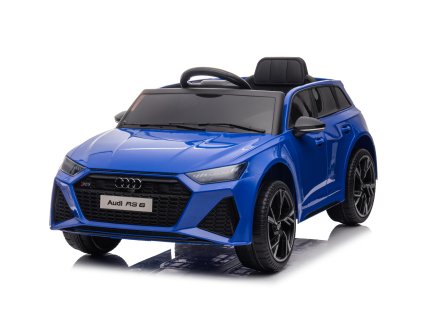 Dětské elektrické auto Audi RS 6 modrá/blue (Barva Modrá)