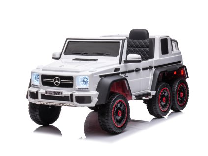 Dětské elektrické auto Mercedes G63 - 6 kol bílá/white (Barva Bílá)