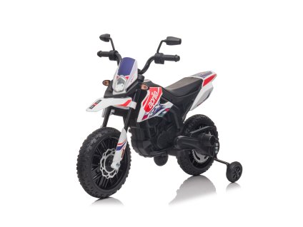 Dětská elektrická motorka Aprilia RX125 bílá/white (Barva Bílá)