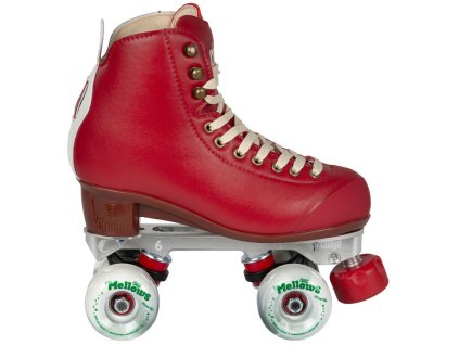 Kolečkové brusle Chaya Quad Premium Berry Red (Velikost koleček 62mm, Velikost 36)