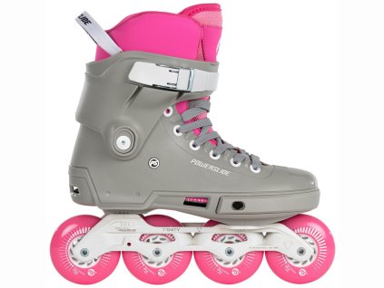 Kolečkové brusle Powerslide Next SL Pink 80 Trinity (Velikost koleček 80mm, Velikost 38-39)