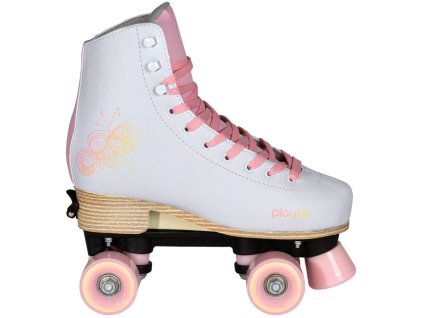 Kolečkové brusle Playlife Quad Classic Pale Rose Adjustable (Velikost koleček 54mm, Velikost 31-34)