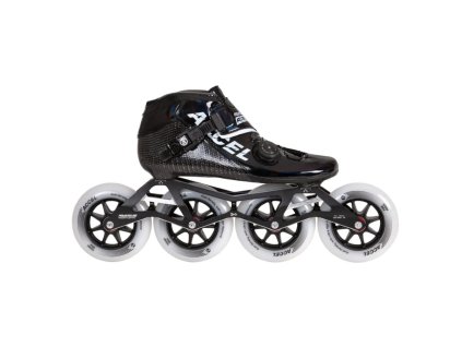 Kolečkové brusle Powerslide Accel Black 110 (Velikost koleček 110mm, Velikost 37)